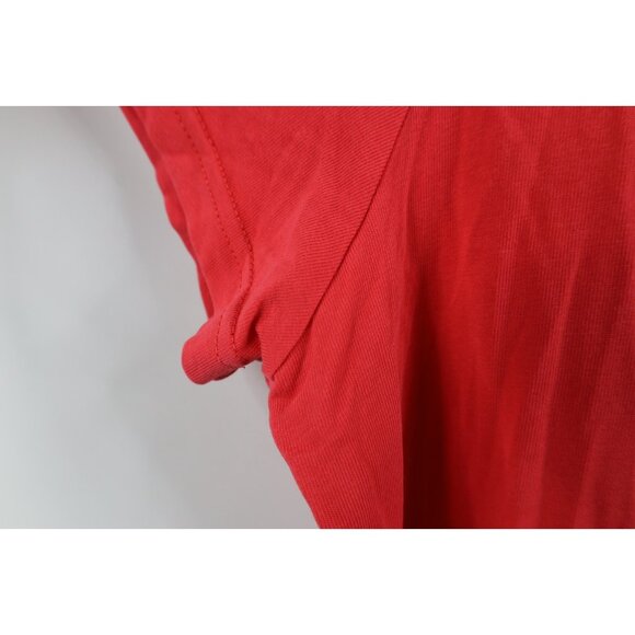 Vintage Y2K Nike Womens XL Travis Scott Center Swoosh Short Sleeve T-Shirt Pink - Picture 10 of 16